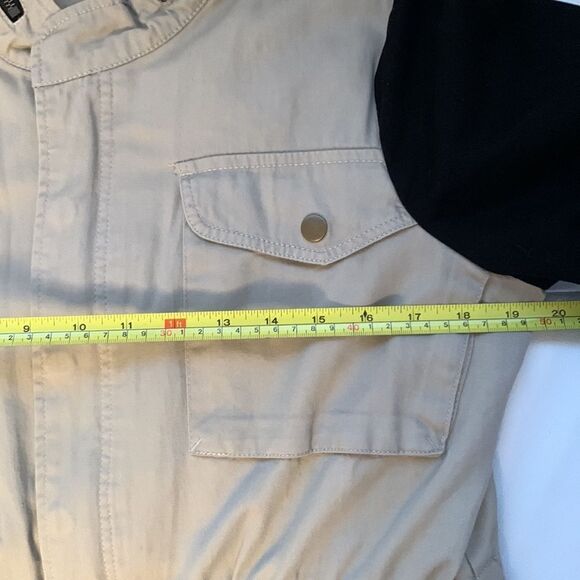 DANIEL REINN Cargo/safari jacket with black sleeves. Size M - Picture 8 of 14